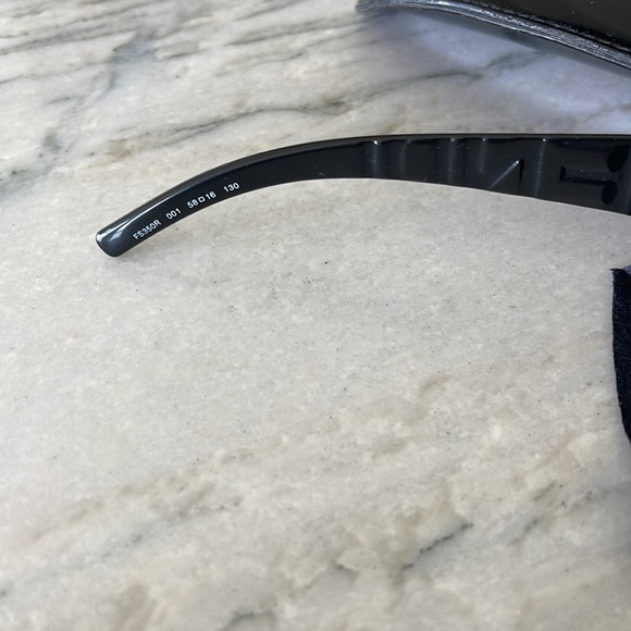 Fendi crystal logo sunglasses frame - Picture 3 of 4